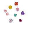 Transparente Aceite Goteando Flor Corazón Sonriente Niños Dibujos Animados Acrílico DIY Cadena para Teléfono Móvil Pulsera de Cuentas Sueltas Accesorios de Joyería