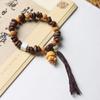Pulseira de Grãos de Café com Elementos de Design Estilo Chinês, Apresentando Características Tradicionais Chinesas