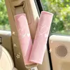 Venta Caliente Transfronteriza Almohadilla para Hombro de Coche con Forma de Corazón Cubierta Cómoda Suave Juego Cubierta para Cinturón de Seguridad Almohadilla para Hombro Accesorios Interiores del Coche