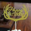 Inserción de banderines para tartas al por mayor, inserción de tarjetas para tartas de cumpleaños, decoración de mesas de postres para bodas, decoración de cupcakes para hornear, inserción de banderines.