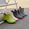 Botas de Lluvia Cálidas con Forro Polar Moda para Exteriores para Hombre Ropa de Exterior Antideslizantes Impermeables para Pareja Resistentes al Desgaste Pesca Protección Laboral Trabajo Botas de Lluvia
