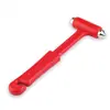 Martelo de Segurança Duas em Uma para Carro com Cabo Longo, Martelo de Fuga de Emergência Sólido Multifuncional, Quebra-Vidros, Martelo de Salva-Vidas, Ferramenta de Quebra-Vidros