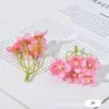 Flor Artificial 6 Ramas Gipsófila Materiales Hechos a Mano DIY Tela de Seda Cabezas de Flores Pequeñas Accesorios para el Cabello Accesorios para Ropa Flores Falsas Accesorios para Fotografía