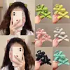 Estilo Coreano Flequillo Dulce Fresco con Lazo Pinza para el Cabello Accesorios para el Cabello Pinza de Garra de Plástico