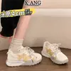 Zapatos de Entrenamiento Alemanes Ligeros con Suela Gruesa, Estilo Waffle, de Cuero Genuino, con Cordones para Mujer, Tenis Casuales Transpirables de Malla para Verano