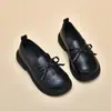 Zapatos Mary Jane para Niñas Zapatos de Princesa para Niños Estilo Británico Zapatos Individuales con Borla Otoño 2024 Nuevos Zapatos de Suela Suave para Actuaciones Escolares