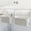 Caja de Almacenamiento para Mesita de Noche de Dormitorio Cesta Colgante para Mesita de Noche Soporte Móvil para Teléfono Colgante sin Taladro para Litera Superior e Inferior Artefacto Bueno para Dormitorio