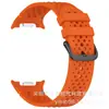 Pulseira de silicone respirável em favo de mel adequada para Samsung Galaxy Watch 8 8Classic com fecho de metal pulseira de pulso