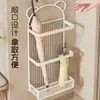 Suporte de Guarda-chuva de Parede para Entrada de Casa, Rack Criativo de Ferro Panda para Armazenamento de Guarda-chuvas