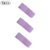 Conjunto de 3 piezas [Combinación transfronteriza] Hebilla de extensión elástica de acero inoxidable de tres filas y dos hebillas, hebilla de extensión elástica, hebilla trasera