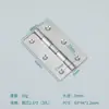 Bisagra Plana de Acero Inoxidable para Puertas y Ventanas, Micro Bisagra Silenciosa, Bisagra Plegable para Puertas de Gabinete, Mini Bisagra Plegable Engrosada