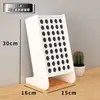 Caixa de Armazenamento para Canetas Marcadoras Transfronteiriças, Organizador de Mesa de Grande Capacidade para Canetas de Pintura, Porta-Canetas e Rack de Armazenamento Multifuncional Inclinado para Papelaria