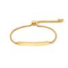Pulsera de pareja sencilla ajustable personalizada de acero inoxidable cadena de perlas codo hueco joyería de acero inoxidable punto