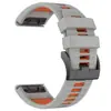 Adecuado para reloj Garmin Garmin Fenix7/7X Pro Correa de Silicona Dos Tonos Liberación Rápida 22 mm 26 mm Fabricante