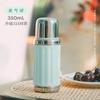 Termo de acero inoxidable al vacío Xingcai, taza retro, portátil, de moda, para parejas, hombres y mujeres, con tapa, columna romana, taza de acompañamiento