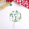 Oferta Especial Decoração de Bolo Feliz Natal Inserção para Bolo de Natal Decoração de Bolo de Natal Feliz Natal Inserção para Bolo de Natal
