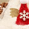 Pinzas Navideñas para el Cabello de Terciopelo Brillante de Nuevo Estilo Transfronterizas con Copos de Nieve, Alas, Ciervos y Letras, Lindos Accesorios para el Cabello de Decoración Navideña