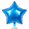 Balão de filme de alumínio balão de casamento balão de festa de aniversário balão de 18 polegadas folha de alumínio estrela de cinco pontas arranjo balão de cena atacado