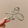 Diseño Minimalista, Alto Valor Estético Pasador para el Cabello para Mujer, Clip de Pinza de Metal de Gama Alta de Nicho, Declaración de Moda Versátil
