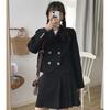 2024 Blazer Pequeno Conjunto A Personagem terno Primavera e Outono Estilo Universitário Estudante Feminina Saia Plissada Conjunto de Duas Peças Cintura Alta Slim