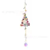 Árbol de Navidad de Diamantes de Colores Elemento Copo de Nieve Atrapasoles Decoración Colgante DIY Decoración de Jardín Exterior Suministro Transfronterizo de Amazon
