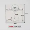 Venta caliente de Amazon bisagra para puerta de gabinete bisagra de gabinete de acero inoxidable pieza de reparación accesorios de ferretería placa de montaje de refuerzo