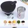 Termo de Acero Inoxidable 316 Gran Capacidad Asa de Doble Capa Olla para Estofado Tetera Portátil Separación de Agua y Té Tetera para Preparar Té Portátil