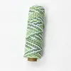 Corda de Algodão Fio Central Tingida por Segmento Cor Gradiente 3mm Corda para Teclagem de Pulseira DIY Macramê Cordão de Celular Artesanato de Teclagem