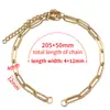 Corrente Grossa de Aço Inoxidável Mais Vendida no Exterior Ins Celebridade da Internet Hip-Hop Estilo Cool Pulseira Acessórios Versáteis Personalizados em Vários Tamanhos
