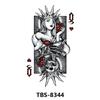 Tbs Adesivos de Tatuagem Coloridos Transfronteiriços Florais para Braço Preto e Branco Animal Colorido Adesivos de Tatuagem Floral para Homens e Mulheres Adesivos de Tatuagem para Meio Braço