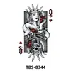 Tbs Cross-Border se especializa en Pegatinas de Tatuaje de Animales en Blanco y Negro y Florales Coloridos para Medio Brazo, Unisex, Estilo Europeo y Americano