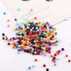 Cuentas de Arroz de Vidrio Sólido Coloridas Asimétricas de 5 mm para Pulsera Collar Hecho a Mano DIY Accesorios de Material para Joyería