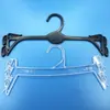 Fábrica Produce Perchas Impresas para Ropa Interior, Perchas de Plástico Transparentes para Sujetadores y Pinzas de Plástico de Color Sólido para Pantalones