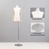 Estilo Coreano Modelo de Cuerpo Plano Accesorios Muñeca para Mujer Pecho Plano Media Longitud Escaparate Mesa de Personas Ropa Estante de Exhibición de Tienda de Ropa Cuerpo Completo