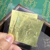 Amuletos Budistas Tailandeses, Piezas de Talismán de Ocho Sutras, Amuletos de Buda del Templo Luang Phor Ben, Auténticos Amuletos de Templo de Tailandia