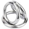 Anillo Redondo de Acero Inoxidable 304 Anillo O Anillo Sólido de Acero Sin Costura Anillo de Conexión para Hamaca Yoga Anillo Circular de Acero Forma de Anillo