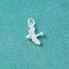 Seiko Plata Esterlina 925 Golondrina Colgante Accesorios DIY Cuentas Pulsera Trenzada Collar Colgante Material de Joyería