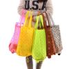 Bolsa de Compras Plegable de Dibujos Animados Bolsa Tote Personalización Fabricante de Bolsas Plegables Bolsa de Almacenamiento de Viaje Personalizada con Hebilla