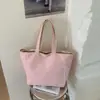 2026 Nueva Bolsa de Lona con Forma de Estrella de Pedrería Estilo Coreano para Niña, Bolso de Mano Grande de un Solo Hombro para Viajes