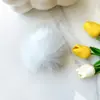 Bola de Pelo de Imitación de Zorro 10 cm Accesorios de Piel Personalizados Bola de Peluche DIY Alta Elasticidad Piel Sintética Accesorios Decorativos Artificiales Bola Redonda