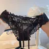 Ventas Directas de Fábrica Superventas Transfronterizos Lujo Ligero Sexy Ropa Interior para Mujer Malla de Encaje Tanga de Tiro Bajo con Encaje Cruzado