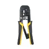 Alicates Multifuncionales para Cable de Red Hs-568R + Pelacables + Pinzas de Engaste Cabezal de Cristal 8P Disponible