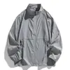 Producto popular de comercio exterior: Chaqueta de protección solar con cuello alto para hombre y mujer, chaqueta sin capucha de verano 2026, abrigo de piel de tacto frío estilo japonés