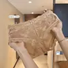 Obsesionado con París: Bragas de Encaje Calado con Lazo para Mujer, Malla Jacquard Estilo Palacio, Satén de Seda Helada Ajustadas a la Cadera
