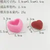 Corazón Tejido Estéreo 3D Decoración de Pastel Mousse de San Valentín Malla para Hornear Molde de Silicona con Forma de Corazón