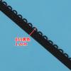 1,2cm Banda Elástica com Pontos Pretos e Brancos Borda Ondulada de Botão Banda Elástica de Coroa de Nylon Lingerie Lingerie Banda para Bainha
