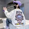 Roupas Infantis Meninos Moletons de Outono Primavera e Outono 2025 Novos Infantis Médios e Grandes Infantis Outono e Inverno Bonitos Desenhos Animados Tops Modernos