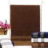 Fabricantes transfronteiriços atacado padrão liso toalha quebrada algodão toalha de presente comércio exterior toalha de banho absorvente espessa logotipo
