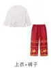 Ropa de Desempeño para Coro Infantil, Ropa de Desempeño de Animación para Estudiantes de Primaria, Faldas de Cara de Caballo Estilo Chino Dinastía Han para Niños