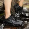 Nuevos zapatos de exterior, zapatos de senderismo transpirables, duraderos y cómodos, adecuados para parejas, para senderismo, trekking en río, pesca y vadeo.